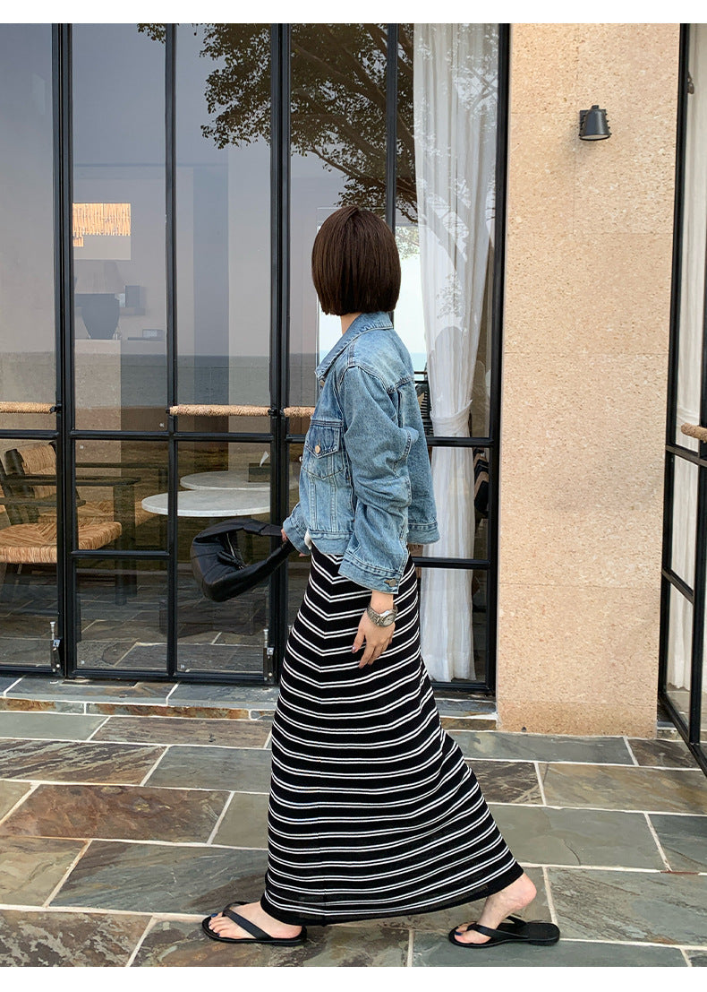 Vintage old washed denim jacket