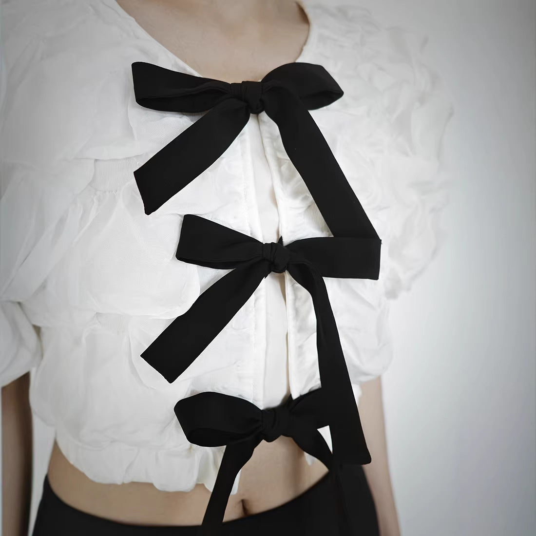 Summer new Japanese retro fashionable strap-on high-waisted top