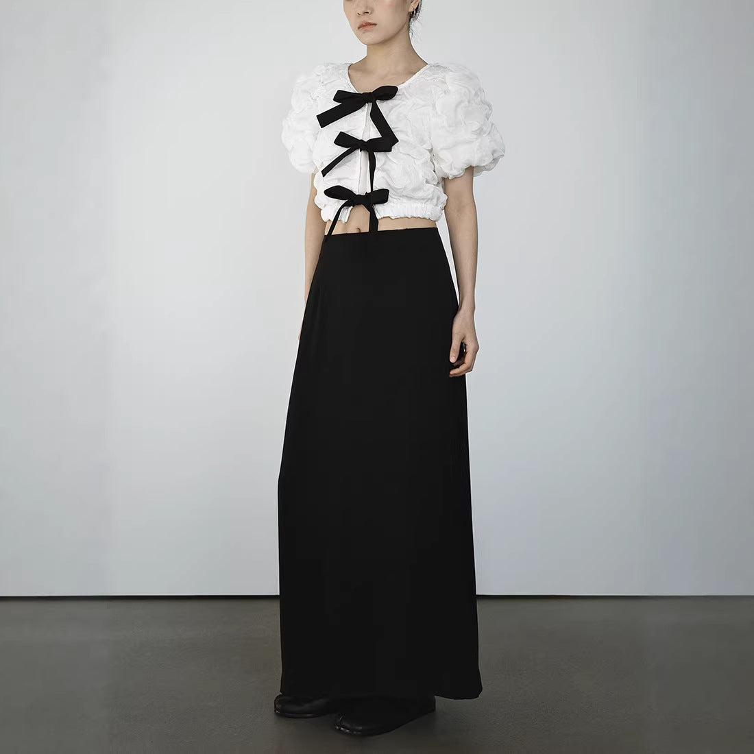 Summer new Japanese retro fashionable strap-on high-waisted top