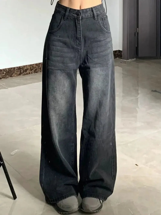 Women's Jeans - High Waisted Wide Leg Bell Bottom Pants